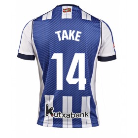 Pánské fotbalový oblečení Real Sociedad Takefusa Kubo #14 Domácí košile 2025-26 Krátkým Rukávem